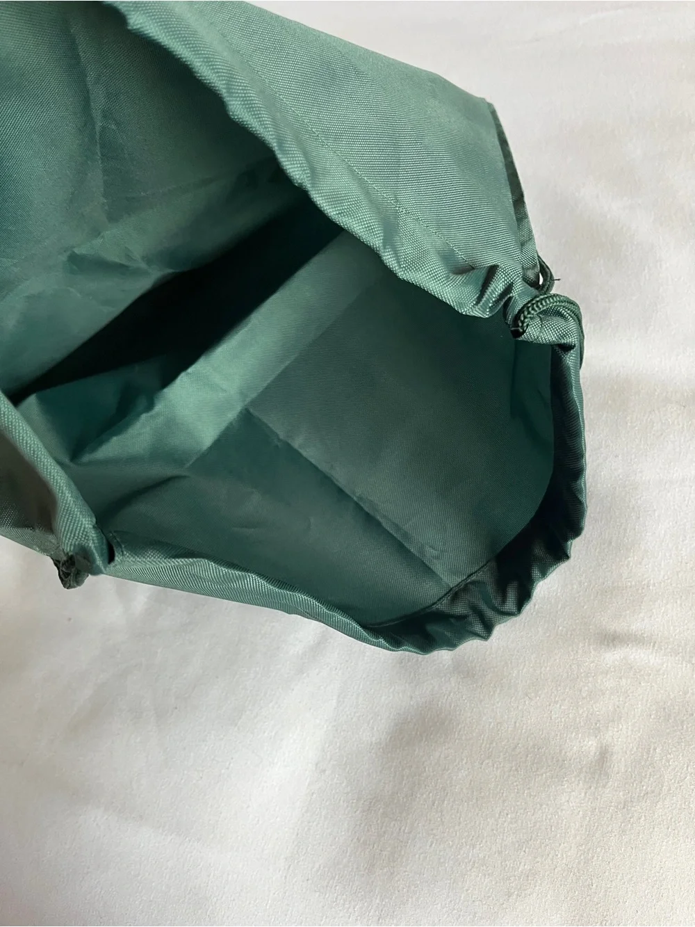 Jameson Dark Green Drawstring Bag Cinch Sack Gym Pouch 14